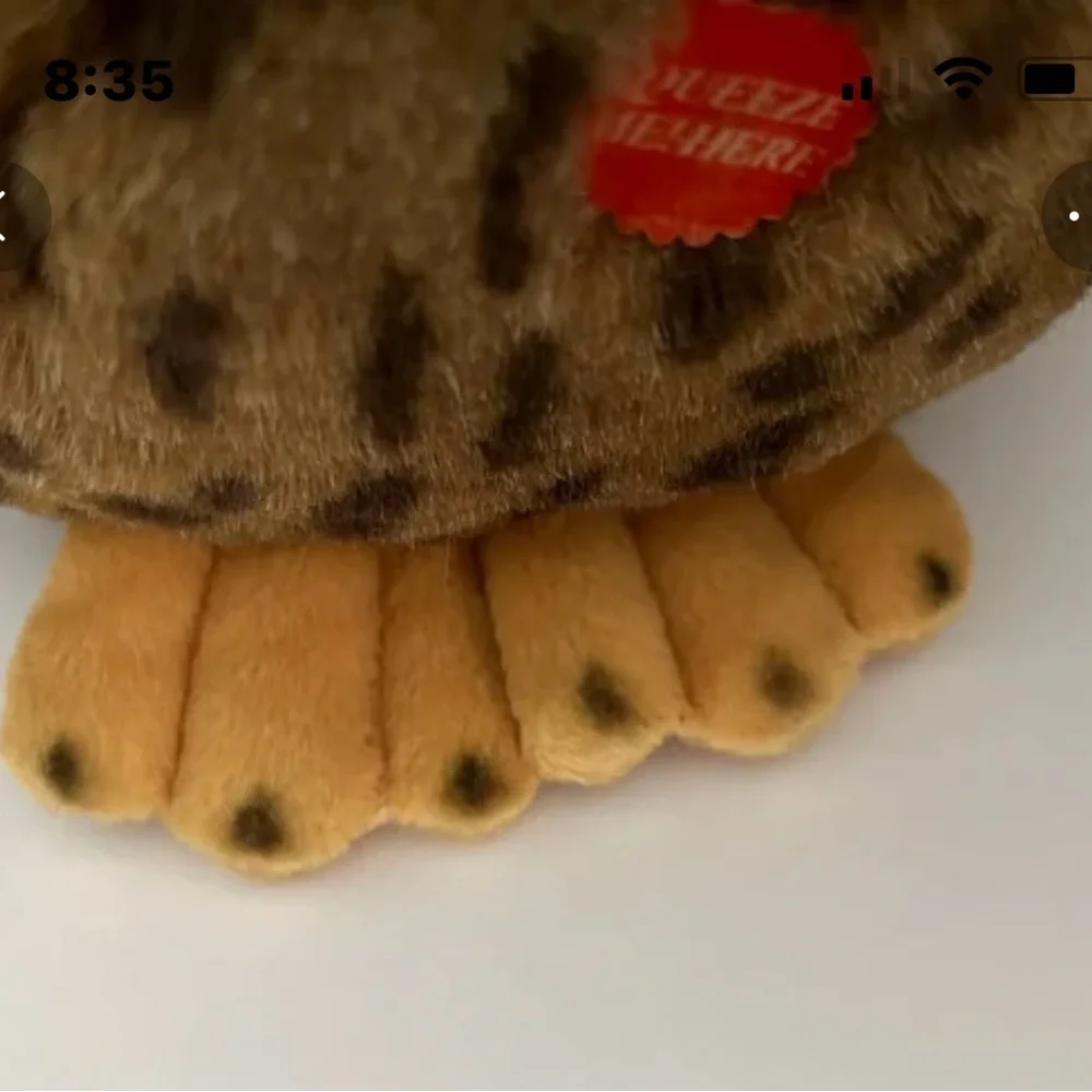 Vintage A & A Plush, Inc. Brown Chicken Rooster Plush Croaking Sound Box Works